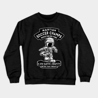 Spaceman playing Soccer Crewneck Sweatshirt